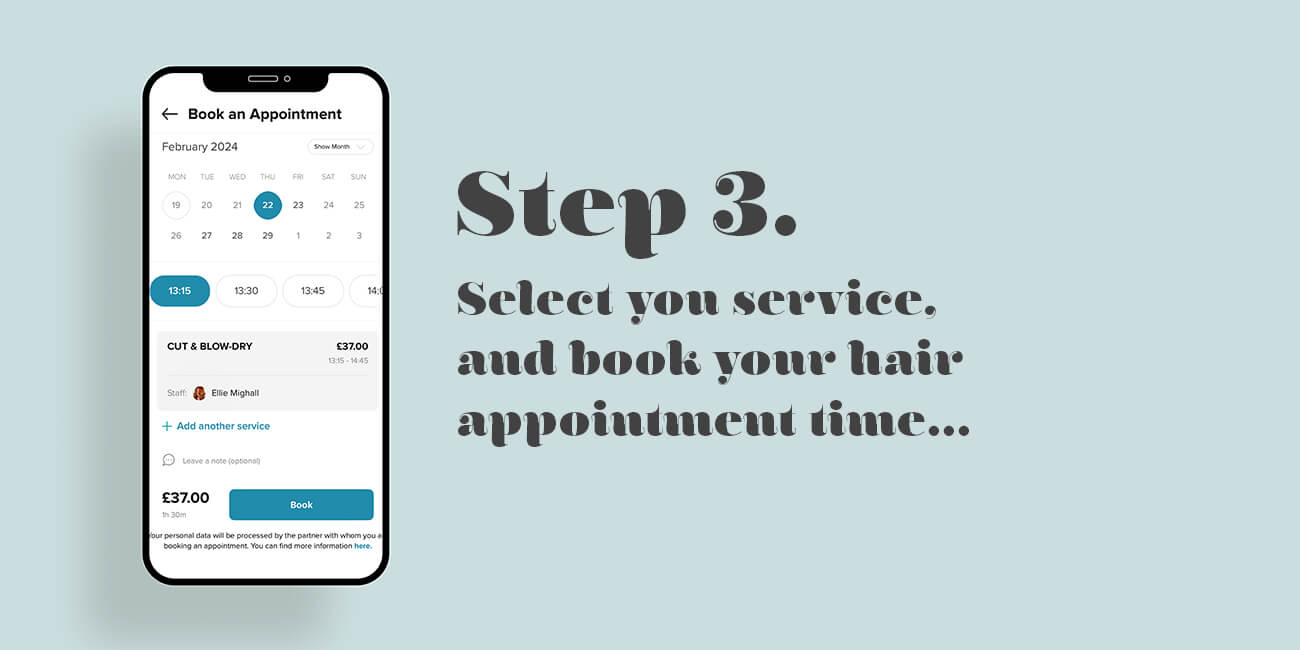 How to use Booksy to book an appointment at The Hair Salon