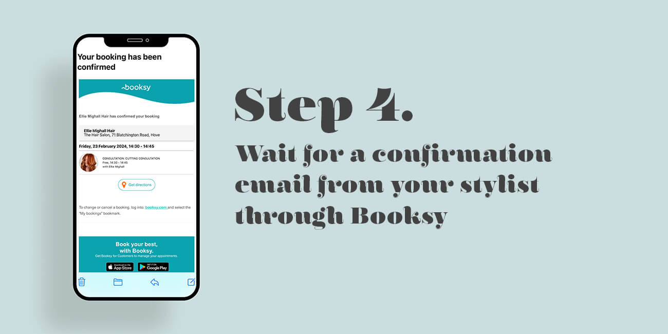 How to use Booksy to book an appointment at The Hair Salon