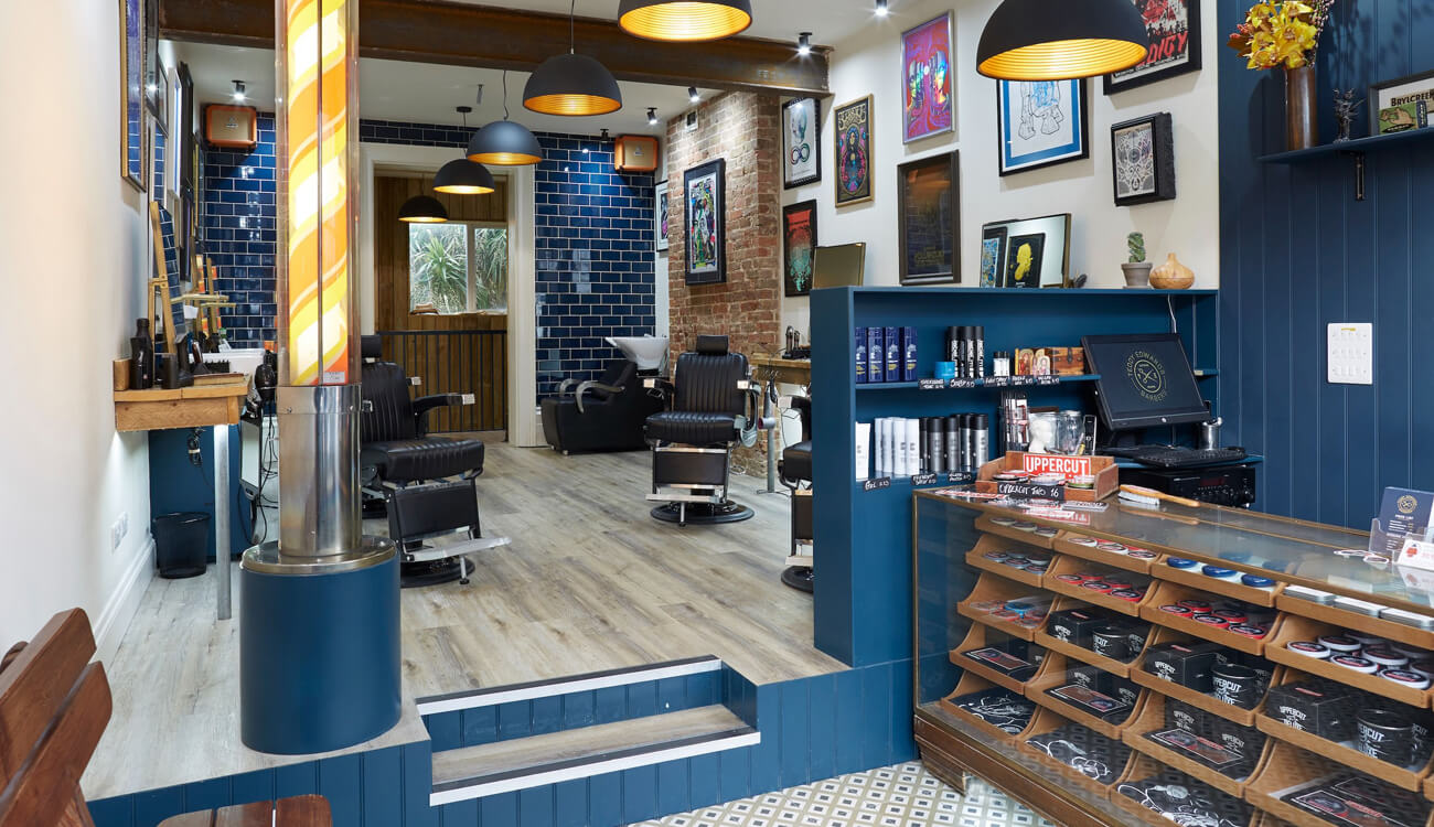 Interior of Teddy Edwards Cutting Room In Brighton and Hove